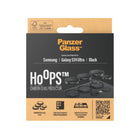 PanzerGlass - Protecteur d'objectif d'appareil photo Hoops pour Samsung Galaxy S24 Ultra - Noir-Disponible dans des couleurs assorties à la nouvelle série S