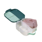 b.box - Plateau Bento Mini Boîte à Déjeuner en Silicone - Baies-Conception monobloc avec coins arrondis pour un nettoyage facile
