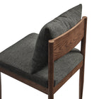 Modway - Remington Fauteuil d’appoint de salle à manger - Charbon de bois-9