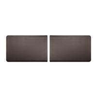 WeatherTech - Tapis d'extrémité anti-fatigue ComfortMat Connect - Bordé - Cacao - Paquet de 2-Chaque pièce d’extrémité a une longueur de 3 pi. Assemblez-en deux pour obtenir un ComfortMat Connect de 6 pi!