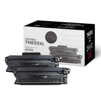 Brother TN830XL Alternative Premium Tone 3K (Boîte de 2)-rendement  :3000