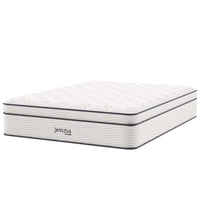 Modway - Jenna 14 po Ressorts et mousse Matelas Queen-Housse matelassée pour oreiller