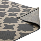 Modway - Cerelia Treillis marocains intérieurs et extérieurs Tapis 9 pi l x 12 pi L - Gris et beige-8