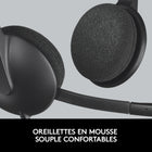 Logitech – Casque d’écoute USB H340-Peut s'utiliser avec n'importe quel PC ou Mac avec port ou adaptateur USB-A, et ne nécessite aucune installation de logiciel
