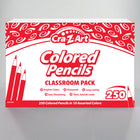 Cra-Z-Art - Pack de classe de crayons de couleur, 10 couleurs, boîte de 250-Idéal pour n’importe quelle salle de classe