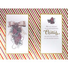 Rosedale Gold - Cartes de souhaits Noël Gold 5-1/2 po x 8 po / Enveloppes - paquet de 6-Imprimées sur un papier de qualité non couché