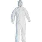 Kimberly-Clark Professional - Combinaisons Kleenguard A40, 3T-Grand, Blanc, Microporeux, paquet de 10-Couleur Blanc