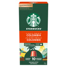 Starbucks Par Nespresso Café D'origine Unique Colombie - Paquet de 10-Colombie Café