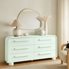 Modway - Bellamy 6 tiroirs Commode - Sauge-Silhouette à bord arrondi