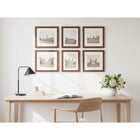 Decent Living - Cadre photo en bois massif - Couleur noyer - 14x18pouce - Paquet de 2-Donnez vie à vos murs dès aujourd’hui.