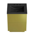 Modway - Quantum 24" Vanette de salle de bain - Or noir-7