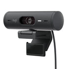 Logitech - Brio 500 Webcam HD avec Expo Auto, Cadrage Auto - Graphite-Qualite d'image avancee : La resolution de la webcam 1080p Full HD offre une qualite d'image incroyable pour que tous les participants puissent vous voir clairement pendant les reunions