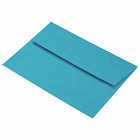 JAM Paper - Enveloppes d'invitation colorées A7 - 5,25 x 7,25 - bleu recyclé - Paquet de 50-Ces enveloppes sont parfaites pour envoyer des invitations, des cartes de voeux, des RSVP, des cartes de remerciement, des cadeaux d'anniversaire, des remises de diplômes, des vacances et plus encore
