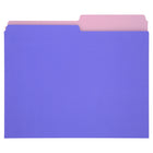 Merangue - Chemises à fiches - Format lettre - Peinture rose - Paquet de 3-Convient aux documents et papiers de format lettre standard