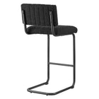 Modway - Parity Boucle Tabourets de comptoir - Noir noir - Ensemble de 2-Capacité de poids : 330 lb
