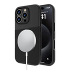 AXS - PROTech Plus MagSafe Compatible Sleek Dual-layered Anti-Shock Case for Apple iPhone 16 Pro - Noir-Résistant aux chutes jusqu’a 10 pieds