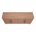 Manhattan Comfort - Jodie 64,6 po Buffet Moderne d’Inspiration Mid-Century - Érable-Assemblage à domicile requis Tout le matériel inclus