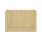 Manhattan Comfort - Ensemble de 2 tables de nuit modernes Grace 28" - chêne naturel et noir-Assemblage à domicile requis Tout le matériel inclus