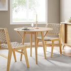 Modway - Gallant 36 po Table à manger, Chêne-Base en caoutchouc