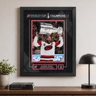 Frameworth - Jordan Staal 16 po H x 20 po l Cadre signature réplique Carolina Hurricanes Champions de la Coupe Stanley 2026 - Sous licence officielle LNH/AJLNH-Encadre professionnellement au Canada par Frameworth Sports Marketing
