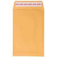 Jam Paper - Enveloppes recyclées Open End avec fermeture autocollante, 6 po H x 9 po l, Kraft Manille brun, Paquet de 100-Couleur : Kraft Manille marron