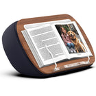 ShoppingAll - Pouf pour ordinateur portable, support de livre, coussin, oreiller, support - Gris-Taille Idéale Pour Un Confort Optimal: Avec ses dimensions de 16.9” x 10.8” x 3.5”, ce support peut accueillir divers ordinateurs portables, tablettes et livres. Assurez-vous de vérifier la compatibilité avec votre appareil avant l’achat.