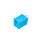 LOGiiX - Vibrance Power Mini 30W USB-C Chargeur Mural - Turquoise-Un seul port USB Type-C Power Delivery offre une charge rapide de 30 W