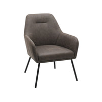 Brassex - Chaise d'appoint 745803 - brun vintage-Revêtement en tissu de qualité supérieure