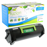fuzion - Lexmark MS310 Cartouche De Toner Remanufacturée - Rendement Standard - Noir-Noir