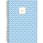 Cambridge - Agenda scolaire hebdomadaire/mensuel Maeve 2024-2025 - 5 1/2 po x 8 1/2 po - bleu - bilingue-Couverture en poly durable, résistant à l'eau