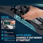 Gyrocopters - Vélo électrique pour adultes Zapphire - Vitesse 32 km/h - Autonomie (assistance électrique) 91 km - Noir-Équipé d'un moteur d'une puissance de crête de 500 W et d'une batterie lithium-ion de 36 V, le Zapphire délivre une puissance constante sur tous les terrains et atteint une vitesse de pointe allant jusqu'à 32 km/h