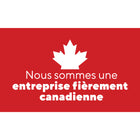 Staples - Cartes professionnelles « Nous sommes une entreprise fièrement canadienne » - 2 x 3 1/2 po - fini lustré - Paquet de 250-Finition : Conception lustrée 14 pt sur le recto et mat blanc inscriptible au verso