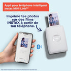 Fujifilm - instax mini Link 2 - Blanc craie-Fonction instax AiR à réalité augmentée (RA) pour dessiner