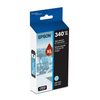 Epson - Cartouche d'encre 340 Claria Photo HD - Haute capacité - Cyan clair-Le système d’impression Epson est particulièrement conçu pour être utilisé avec les encres d’origine Epson. L’utilisation d’encres non authentiques peut entraîner des dommages qui ne sont pas couverts par la garantie limitée de l’imprimante. 