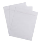 JAM Paper Enveloppes à ouverture au sommet et rabat droit gommé, 11 1/2 x 14 1/2 po, blanches, 100 par paquet-Parfait pour les cartes de vœux, les invitations, les mariages ou toute autre annonce