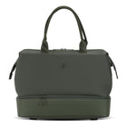 SwissGear - Sac de voyage - 15 x 19 po - Vert-Ouverture large à armature métallique de type Gladstone pour un rangement facile