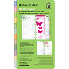 Day-Timer - Recharge datee Kathy Davis 2025 2 pages/semaine portable - 6 3/4 po H x 3 3/4 po l - bilingue-Bilingue