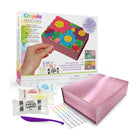 Crayola - Boîte à bijoux sculptée Creations Model Magic-CRÉE DES COULEURS PERSONNALISÉES : Utilise le Model Magic inclus pour mélanger des couleurs personnalisées afin de créer ton propre miroir en forme de marguerite unique!