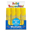 Kwik Stix - TPG60060-2 Bâtons de peinture à la tempera solide - paquet de couleur unique - jaune - 12 par paquet - 2 paquets-La formule rapide à séchage en 90 secondes que vous adorez