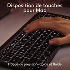 Logitech - MX Keys Mini for Mac: clavier sans fil minimaliste pour MacBook Pro, MacBook Air, iMac, iPad, compact, Bluetooth - Gris-Conçu pour Mac: ce clavier sans fil pour Mac est entièrement compatible avec tous les dispositifs et systèmes d’exploitation Apple: Apple MacBook Pro, MacBook Air, iMac, iPad, iOS, macOS, iPadOS
