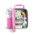 Fit & Fresh - Sac à lunch Charm Mania - Glaçage rose avec 6 breloques-GRANDE CAPACITÉ : notre boîte à lunch pour enfants est assez grande pour contenir tout ce qu’il faut pour une journée complète de repas. La poignée sur le dessus est facile à saisir pour un transport confortable. La fermeture éclair renforcée garde le contenu en sécurité. Convient aux enfants de 3 ans et plus.
