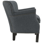 Modway - Key Tissu rembourré Fauteuil - Gris-Pieds en bois de bouleau teint noir
