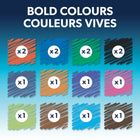 Quartet - Marqueurs effaçables à sec DryGuard, pointe biseautée, couleurs assorties, 16 unités -Faible odeur :Les marqueurs Quartet sont non toxiques, inodores et conformes à la norme de sécurité ASTM D-4236, garantissant une expérience d'écriture agréable