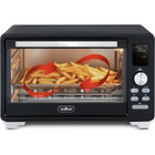 Salton - four grille pain numérique avec friture à air NuRetro - noir minuit-Grande capacité de 25l (26 pte) — peut accommoder une pizza de 12 po ou 6 tranches de pain. idéale pour les repas familiaux, les collations et les réceptions.