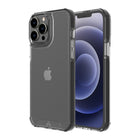 AXS - PROShield etui transparent teste contre les chutes pour Apple iPhone 13 Pro, Noir-Coin renforçis absorbent les chocs en creant un coussin d'air entre l'appareil et les surfaces