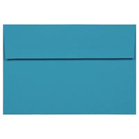 JAM Paper - Enveloppes d'invitation colorées A8 - 5,5 x 8,125 - bleu recyclé - Paquet de 50-Ces enveloppes sont parfaites pour envoyer des invitations, des cartes de voeux, des RSVP, des cartes de remerciement, des cadeaux d'anniversaire, des remises de diplômes, des vacances et plus encore