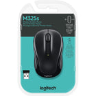 Logitech - Souris sans fil M325S 2,4 GHz avec récepteur USB - Noir-Grâce à la longévité de la pile de 18 mois, oubliez les désagréments liés au changement de pile