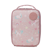 b.box - Sac repas isotherme Flexi - Rêves de Licorne-Personnalisez vos repas – les côtés flexibles accueillent facilement plusieurs contenants b.box