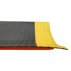 Edgewood - Tapis Foam Fusion Anti-Fatigue Avec Surface Laminée à Motifs De Losange - 2 pi l x 3 pi L x 5/8 po P - Noir/Jaune-Parfait pour les postes de travail, les établis, les entrepôts, les lignes d'assemblage, les machines