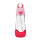 b.box - Bouteille Tritan - 600ml - Fizz Flamant-Forme triangulaire unique, facile à saisir pour les enfants